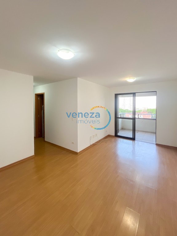 Apartamento para locação no bairro Centro de Londrina com 77.21m<sup>2</sup> útil, 3 quartos, 2 vagas de garagem