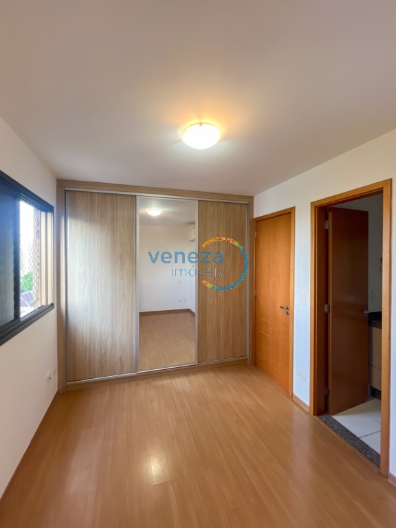 Apartamento para locação no bairro Centro de Londrina com 77.21m<sup>2</sup> útil, 3 quartos, 2 vagas de garagem