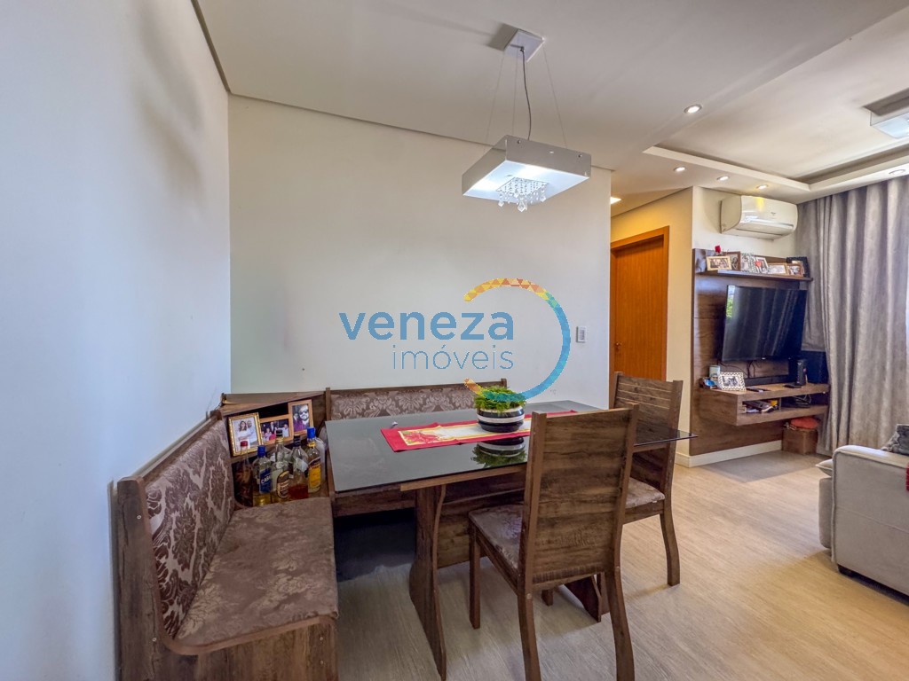 Apartamento à venda no bairro Gleba Palhano de Londrina com 46m<sup>2</sup> útil, 2 quartos, 1 vaga de garagem