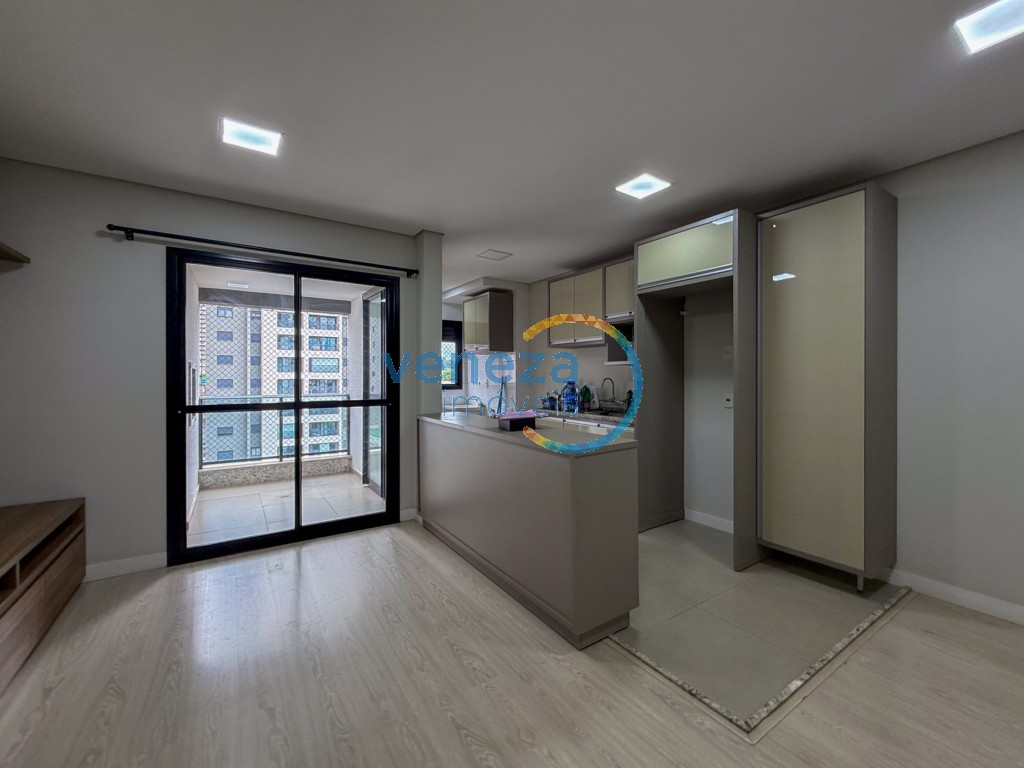 Apartamento para locação no bairro Gleba Palhano de Londrina com 81.26m<sup>2</sup> útil, 3 quartos, 2 vagas de garagem