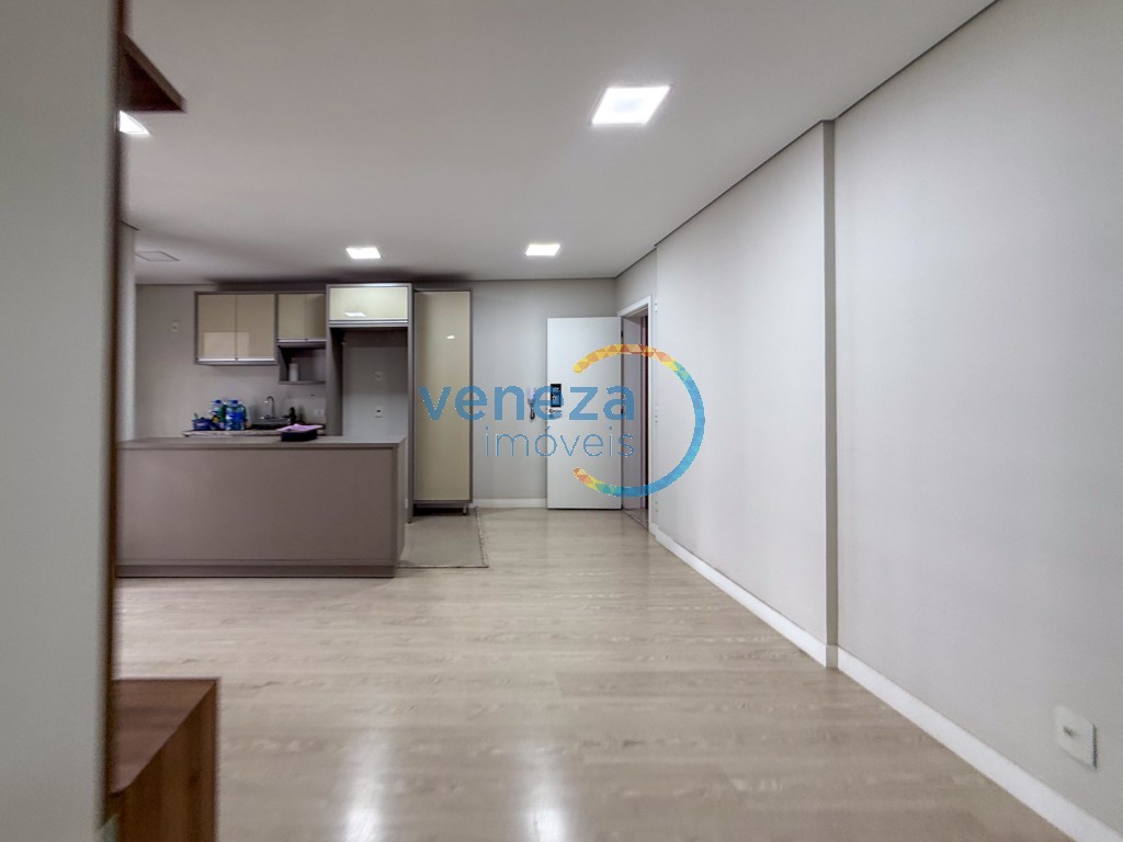 Apartamento para locação no bairro Gleba Palhano de Londrina com 81.26m<sup>2</sup> útil, 3 quartos, 2 vagas de garagem