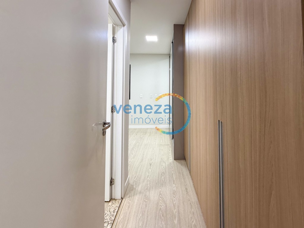 Apartamento para locação no bairro Gleba Palhano de Londrina com 81.26m<sup>2</sup> útil, 3 quartos, 2 vagas de garagem