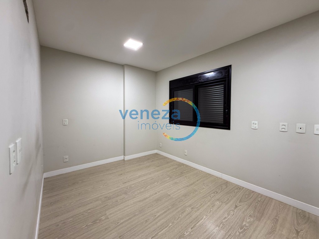 Apartamento para locação no bairro Gleba Palhano de Londrina com 81.26m<sup>2</sup> útil, 3 quartos, 2 vagas de garagem