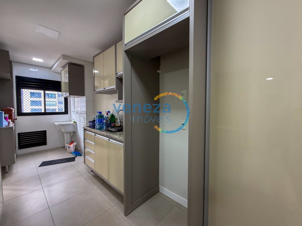 Apartamento para locação no bairro Gleba Palhano de Londrina com 81.26m<sup>2</sup> útil, 3 quartos, 2 vagas de garagem