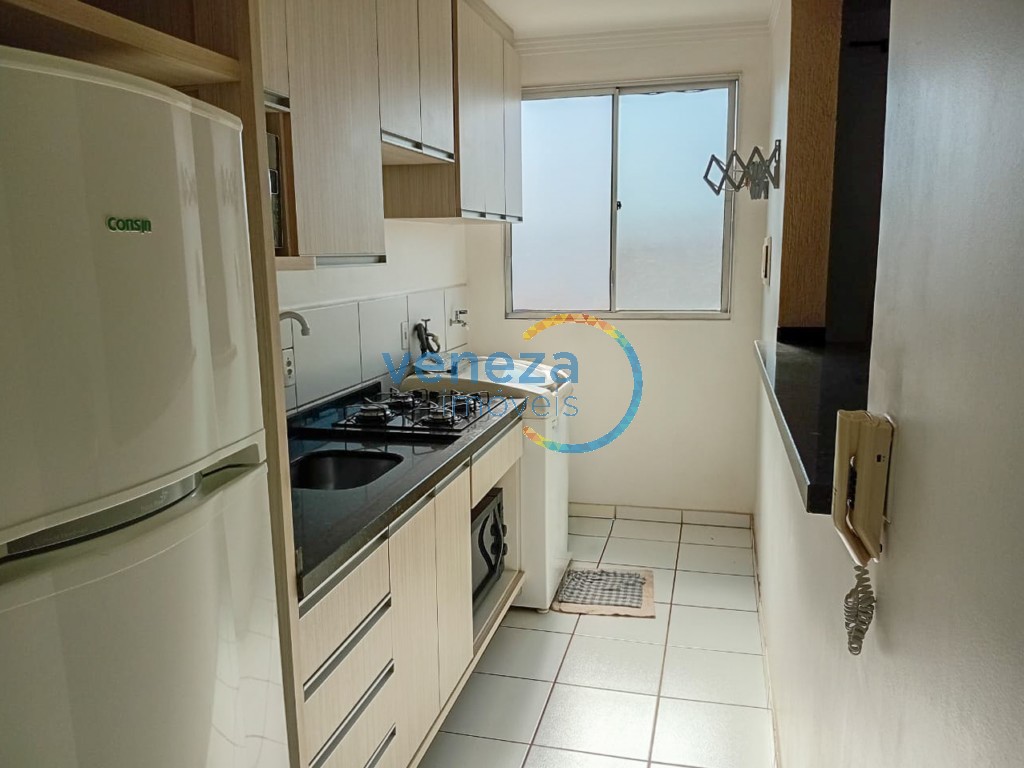 Apartamento à venda no bairro Hipica de Londrina com 44.67m<sup>2</sup> útil, 2 quartos, 1 vaga de garagem