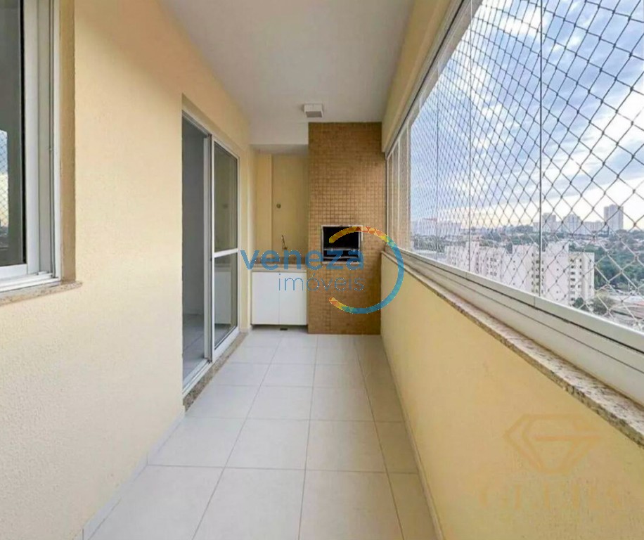 Apartamento para locacao no Gleba Palhano em Londrina com 98,78m² por R$ 3.300,00