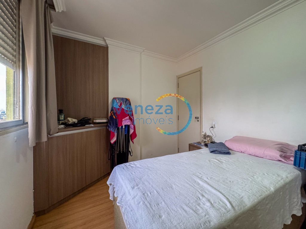 Apartamento para locação no bairro Ipiranga de Londrina com 73m<sup>2</sup> útil, 2 quartos, 1 vaga de garagem