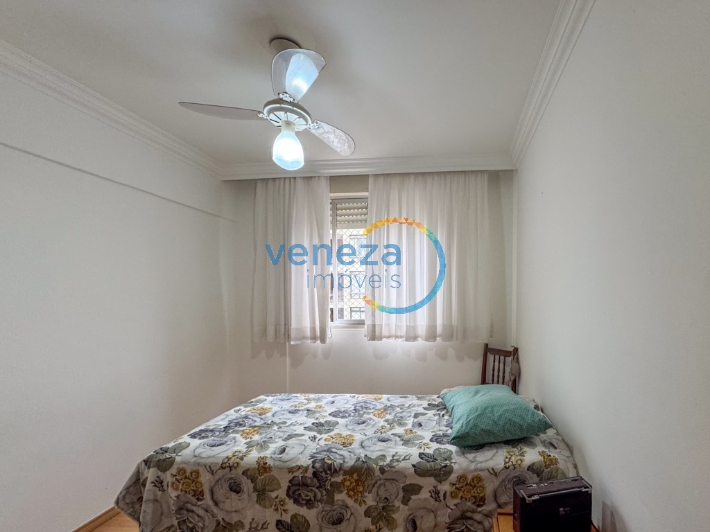 Apartamento para locação no bairro Ipiranga de Londrina com 73m<sup>2</sup> útil, 2 quartos, 1 vaga de garagem