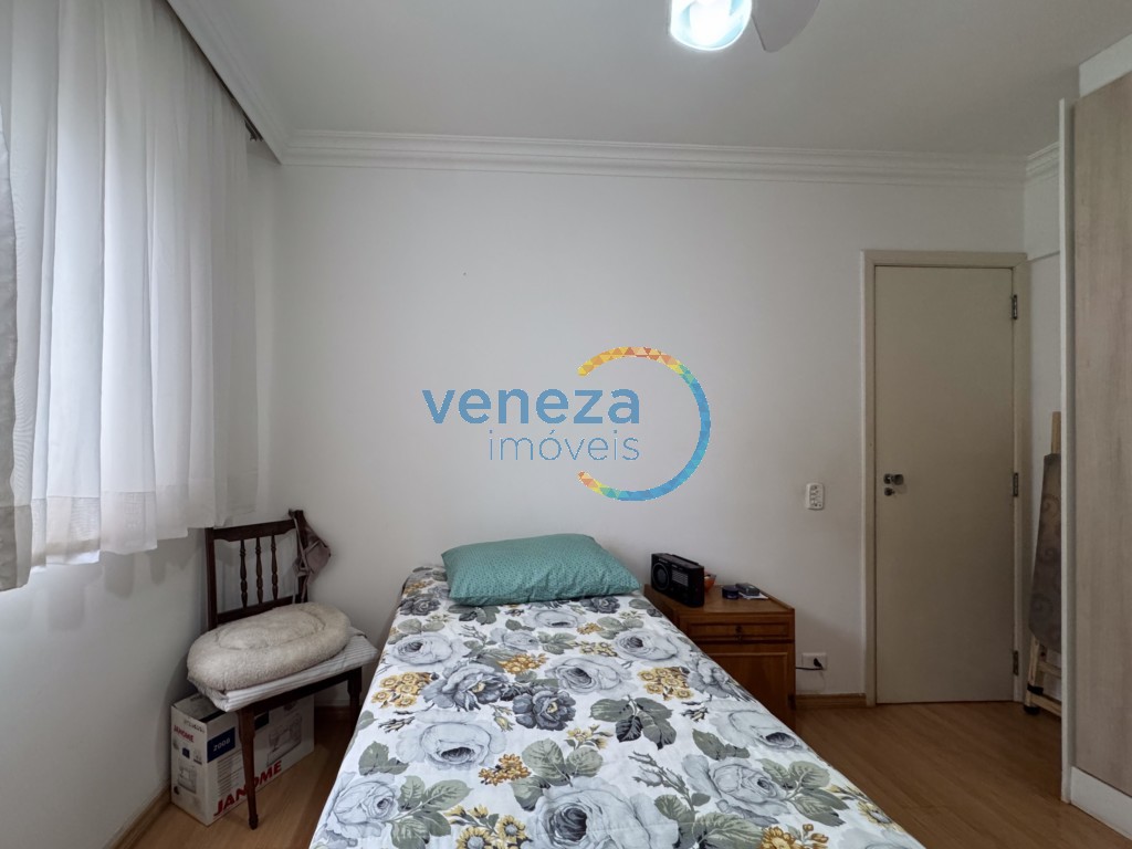 Apartamento para locação no bairro Ipiranga de Londrina com 73m<sup>2</sup> útil, 2 quartos, 1 vaga de garagem