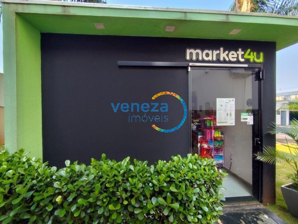 Apartamento para locação no bairro Gleba Palhano de Londrina com 47m<sup>2</sup> útil, 2 quartos, 1 vaga de garagem