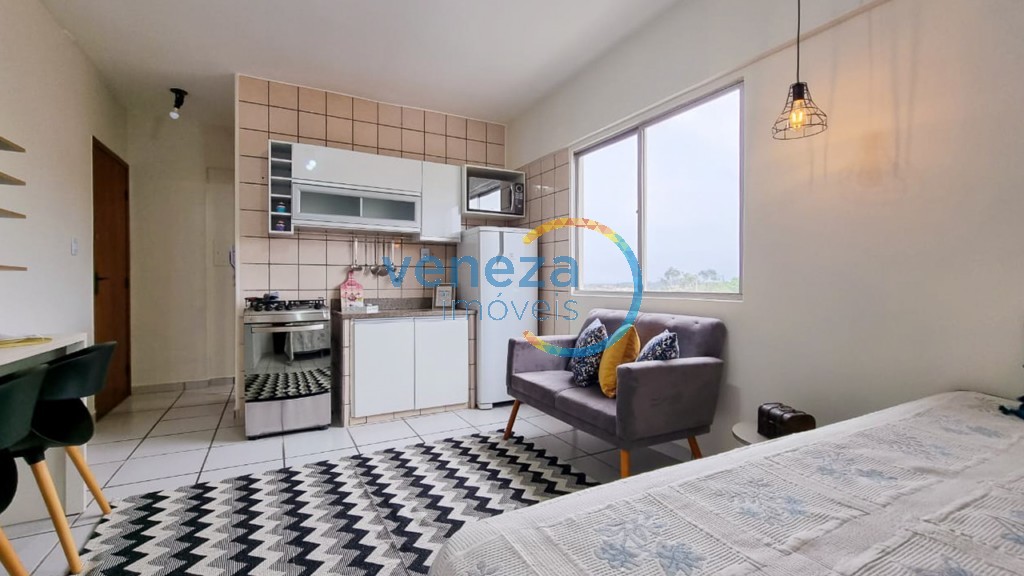 Apartamento para locacao no Centro em Londrina com 37m² por R$ 1.300,00
