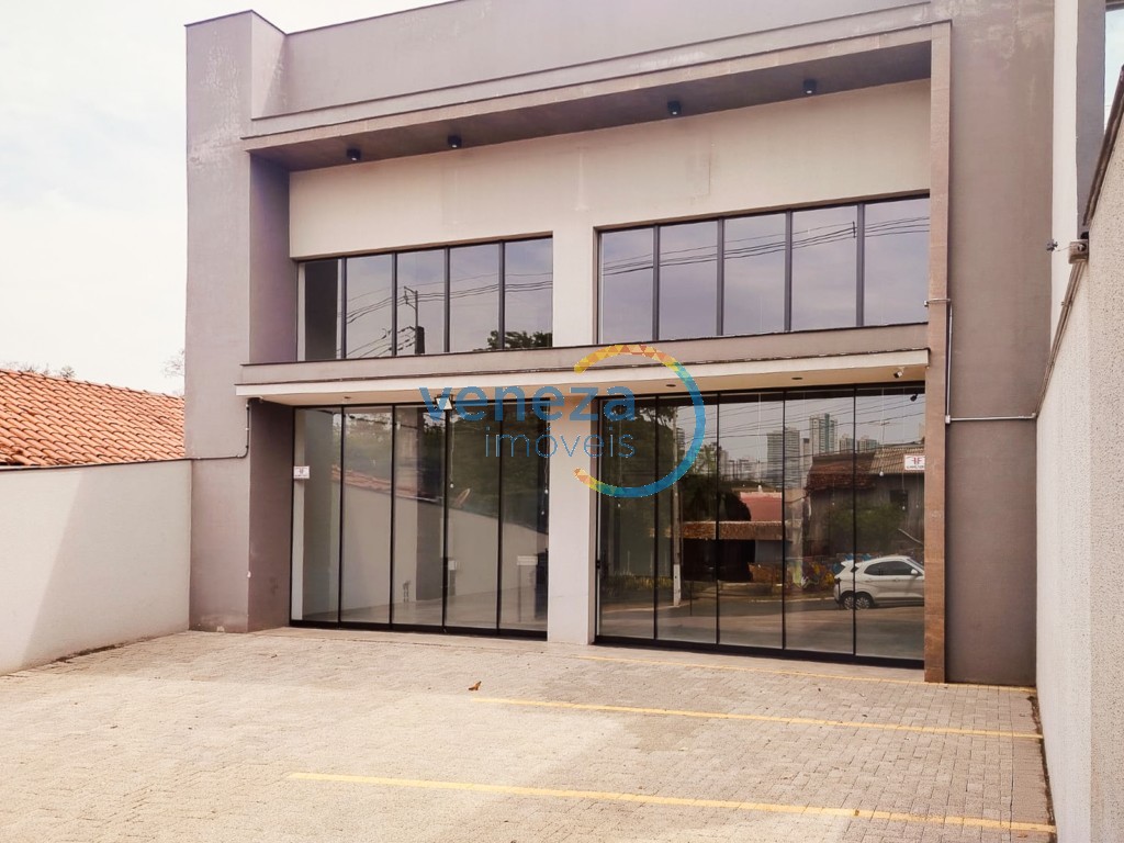 Salão-loja para locação no bairro Kennedy de Londrina com 226m<sup>2</sup> útil, 8 vagas de garagem