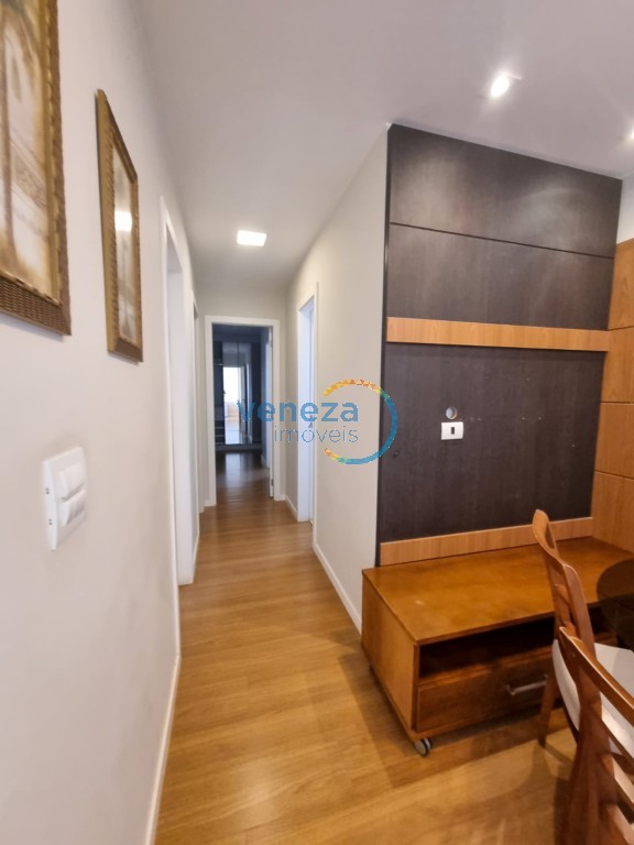 Apartamento para locação no bairro Gleba Palhano de Londrina com 76.68m<sup>2</sup> útil, 3 quartos, 1 vaga de garagem