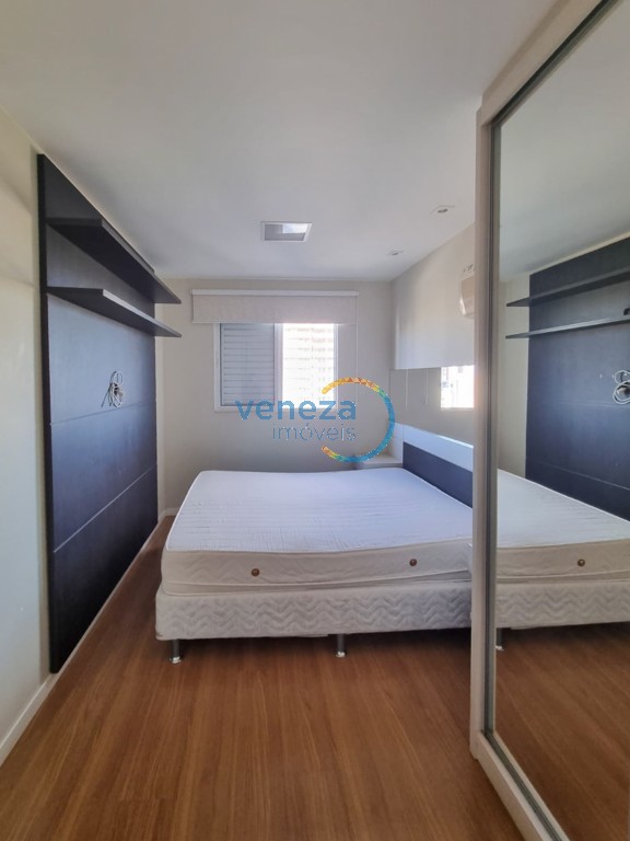 Apartamento para locação no bairro Gleba Palhano de Londrina com 76.68m<sup>2</sup> útil, 3 quartos, 1 vaga de garagem