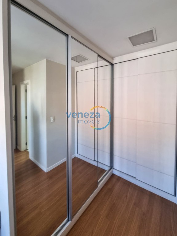 Apartamento para locação no bairro Gleba Palhano de Londrina com 76.68m<sup>2</sup> útil, 3 quartos, 1 vaga de garagem