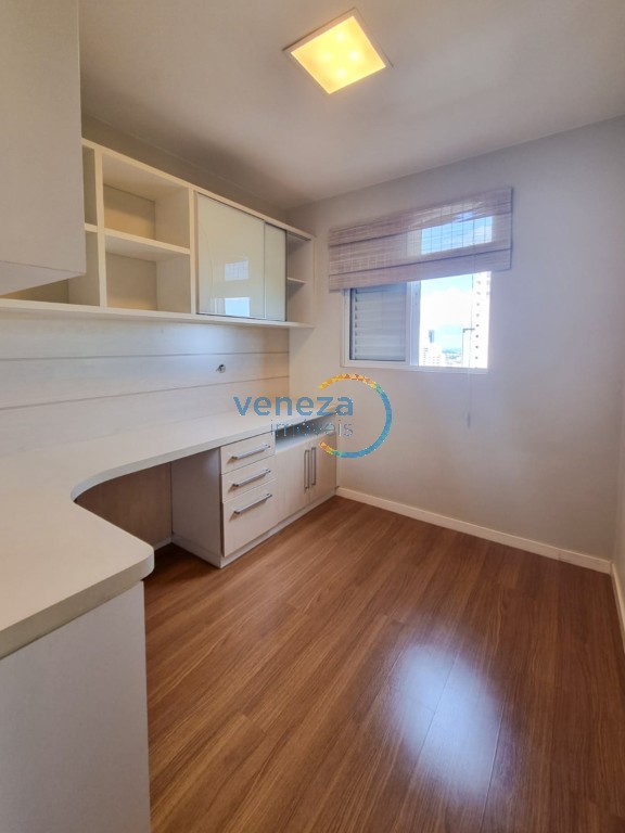 Apartamento para locação no bairro Gleba Palhano de Londrina com 76.68m<sup>2</sup> útil, 3 quartos, 1 vaga de garagem
