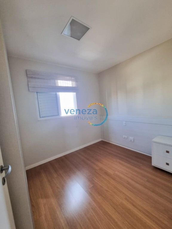 Apartamento para locação no bairro Gleba Palhano de Londrina com 76.68m<sup>2</sup> útil, 3 quartos, 1 vaga de garagem