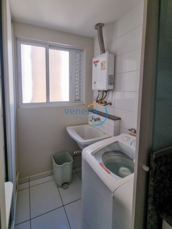 Apartamento para locação no bairro Gleba Palhano de Londrina com 76.68m<sup>2</sup> útil, 3 quartos, 1 vaga de garagem