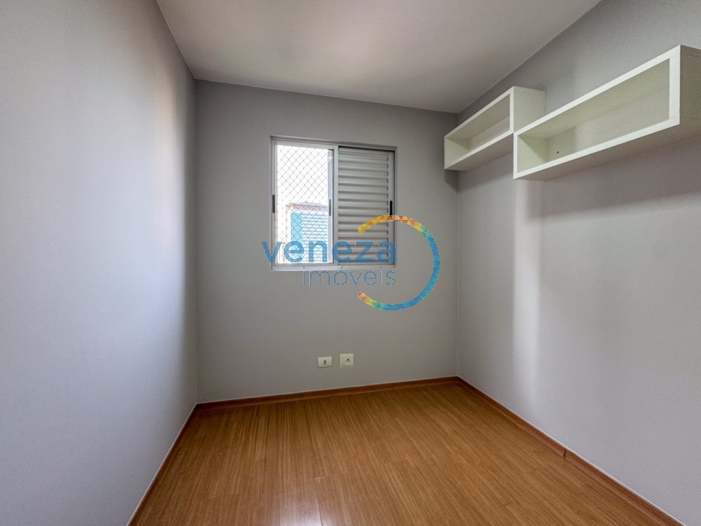 Apartamento para locação no bairro Jose Lazaro Gouvea de Londrina com 69.89m<sup>2</sup> útil, 3 quartos, 1 vaga de garagem