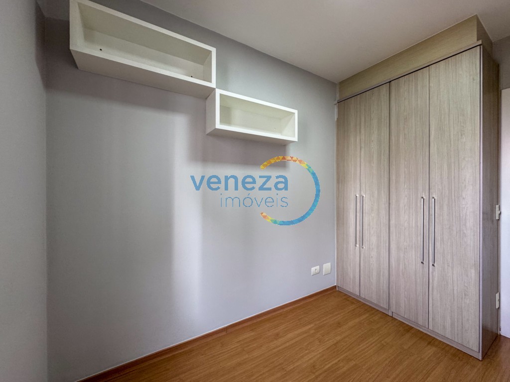 Apartamento para locação no bairro Jose Lazaro Gouvea de Londrina com 69.89m<sup>2</sup> útil, 3 quartos, 1 vaga de garagem