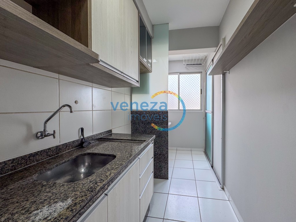 Apartamento para locação no bairro Jose Lazaro Gouvea de Londrina com 69.89m<sup>2</sup> útil, 3 quartos, 1 vaga de garagem