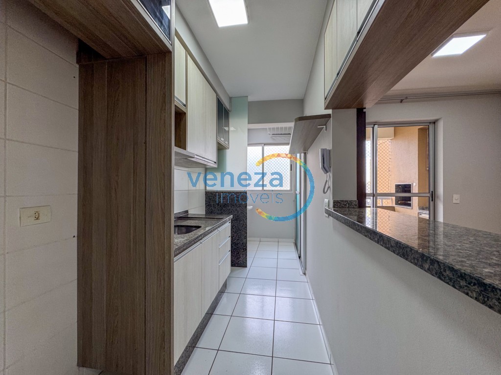 Apartamento para locação no bairro Jose Lazaro Gouvea de Londrina com 69.89m<sup>2</sup> útil, 3 quartos, 1 vaga de garagem