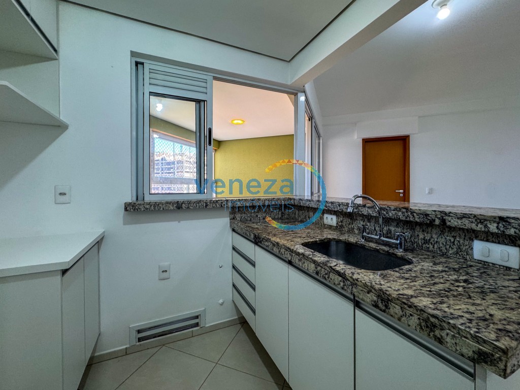 Apartamento para locação no bairro Gleba Palhano de Londrina com 78.73m<sup>2</sup> útil, 3 quartos, 2 vagas de garagem