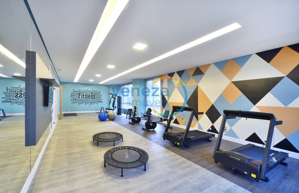 Apartamento à venda no bairro Gleba Palhano de Londrina com 64.67m<sup>2</sup> útil, 3 quartos, 1 vaga de garagem