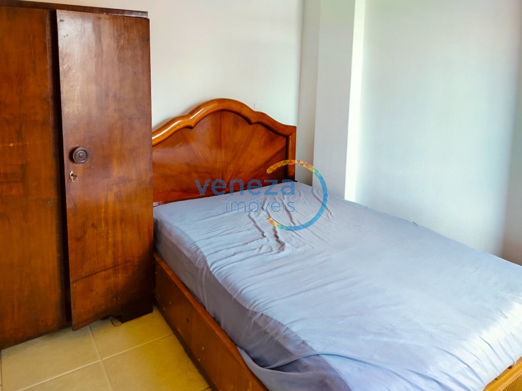 Apartamento para locação no bairro Ipiranga de Londrina com 37m<sup>2</sup> útil, 1 quarto, 1 vaga de garagem