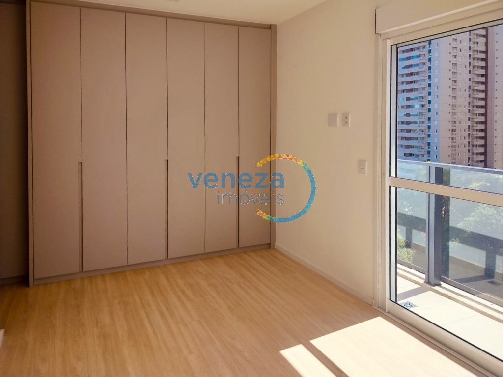Apartamento para locação no bairro Gleba Palhano de Londrina com 104m<sup>2</sup> útil, 3 quartos, 2 vagas de garagem