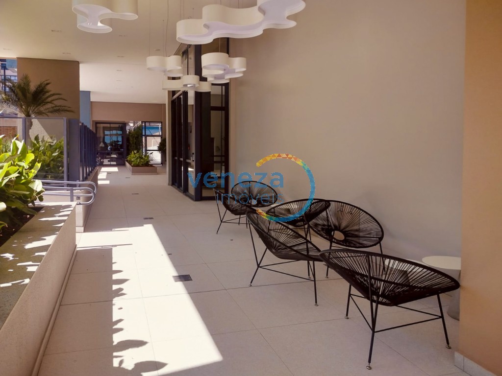Apartamento para locação no bairro Gleba Palhano de Londrina com 104m<sup>2</sup> útil, 3 quartos, 2 vagas de garagem