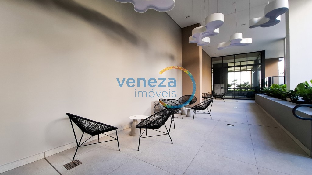 Apartamento para locação no bairro Gleba Palhano de Londrina com 104m<sup>2</sup> útil, 3 quartos, 2 vagas de garagem