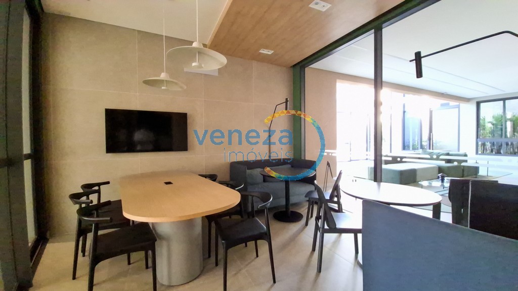 Apartamento para locação no bairro Gleba Palhano de Londrina com 104m<sup>2</sup> útil, 3 quartos, 2 vagas de garagem