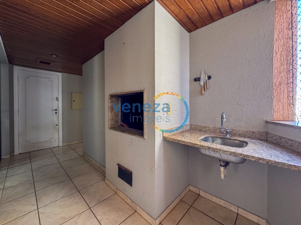 Apartamento para locação no bairro Centro de Londrina com 187m<sup>2</sup> útil, 4 quartos, 2 vagas de garagem