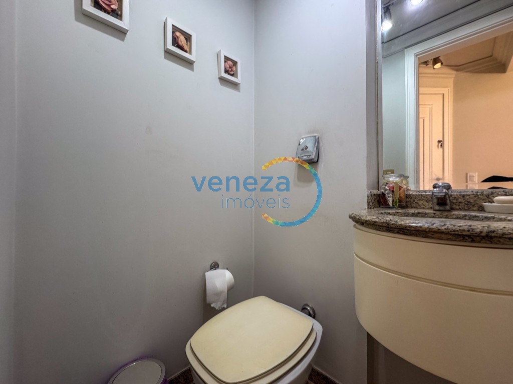 Apartamento para locação no bairro Centro de Londrina com 187m<sup>2</sup> útil, 4 quartos, 2 vagas de garagem