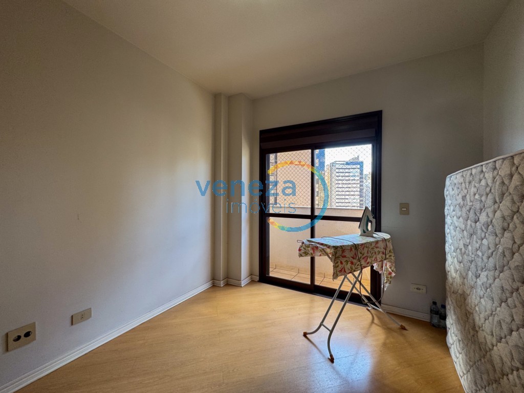 Apartamento para locação no bairro Centro de Londrina com 187m<sup>2</sup> útil, 4 quartos, 2 vagas de garagem