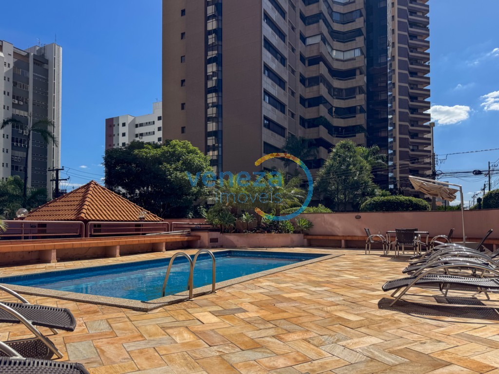 Apartamento para locação no bairro Centro de Londrina com 187m<sup>2</sup> útil, 4 quartos, 2 vagas de garagem