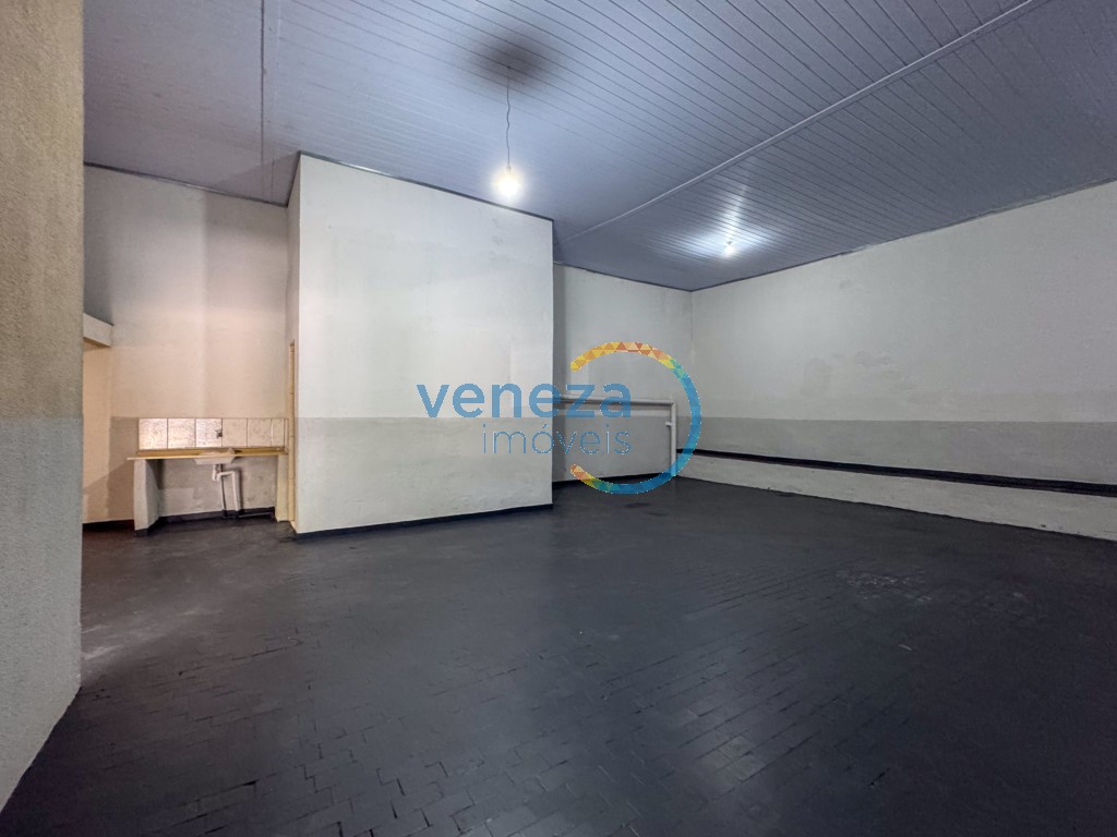 Salão-loja para locação no bairro Centro de Londrina com 150m<sup>2</sup> útil