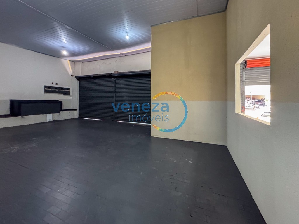Salão-loja para locação no bairro Centro de Londrina com 150m<sup>2</sup> útil