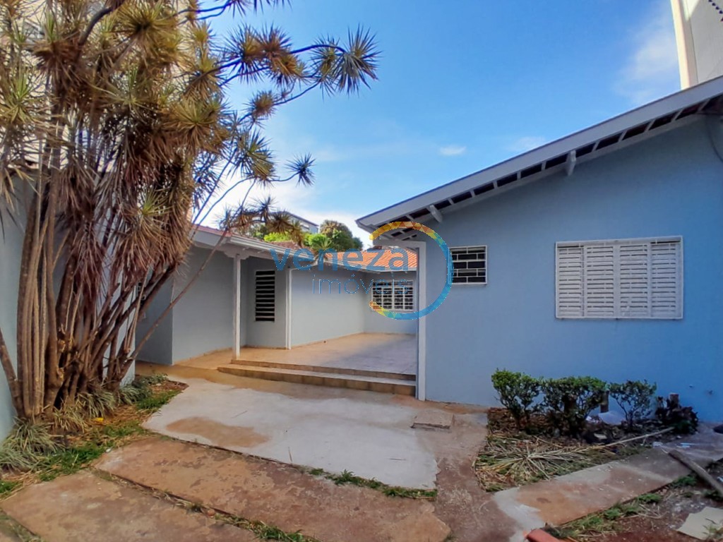 Casa Comercial para locação no bairro Ipiranga de Londrina com 170m<sup>2</sup> útil, 1 vaga de garagem