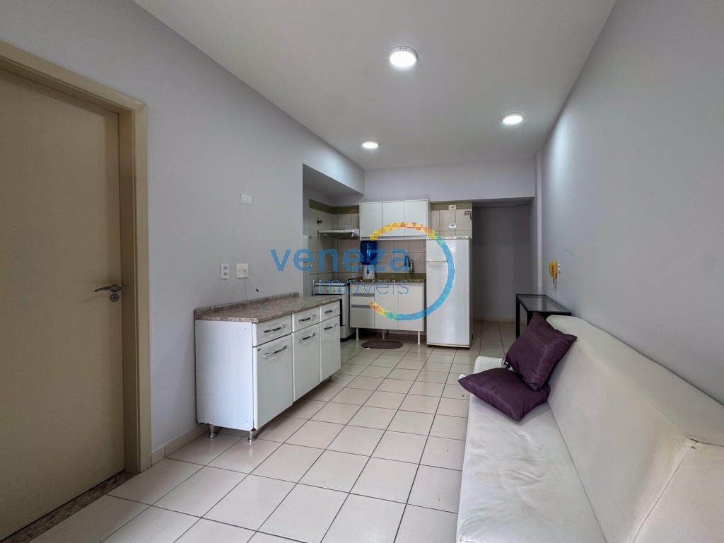 Apartamento para locação no bairro Centro de Londrina com 29.04m<sup>2</sup> útil, 1 quarto
