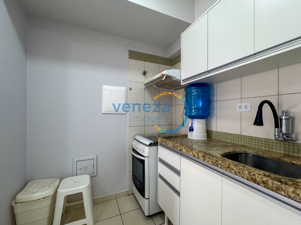Apartamento para locação no bairro Centro de Londrina com 29.04m<sup>2</sup> útil, 1 quarto