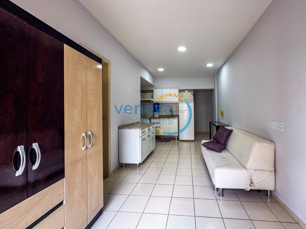 Apartamento para locação no bairro Centro de Londrina com 29.04m<sup>2</sup> útil, 1 quarto