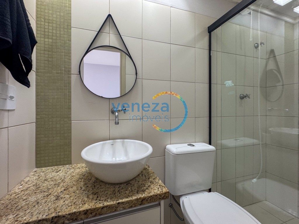 Apartamento para locação no bairro Centro de Londrina com 29.04m<sup>2</sup> útil, 1 quarto