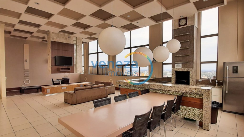 Apartamento para locação no bairro Centro de Londrina com 29.04m<sup>2</sup> útil, 1 quarto