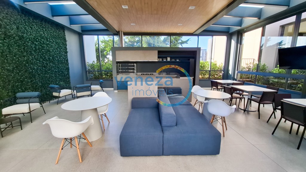 Apartamento à venda no bairro Gleba Palhano de Londrina com 87m<sup>2</sup> útil, 2 quartos, 2 vagas de garagem