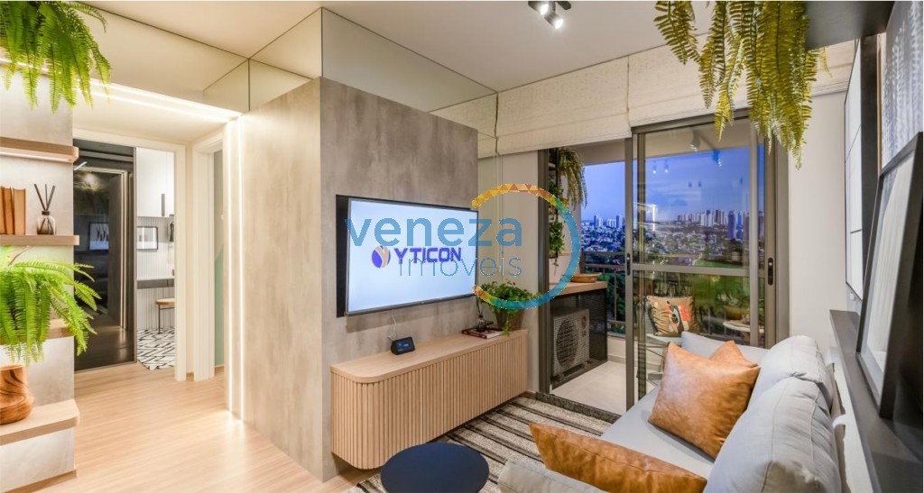 Apartamento à venda no bairro Vale dos Tucanos de Londrina com 51m<sup>2</sup> útil, 2 quartos, 1 vaga de garagem