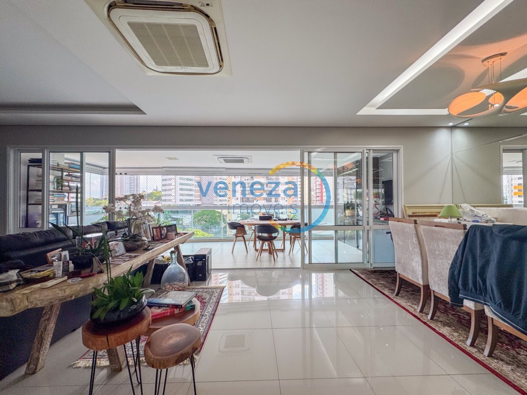 Apartamento à venda no bairro Gleba Palhano de Londrina com 182.49m<sup>2</sup> útil, 4 quartos, 3 vagas de garagem