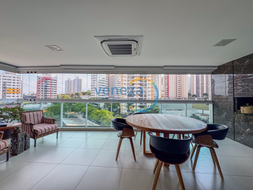 Apartamento à venda no bairro Gleba Palhano de Londrina com 182.49m<sup>2</sup> útil, 4 quartos, 3 vagas de garagem