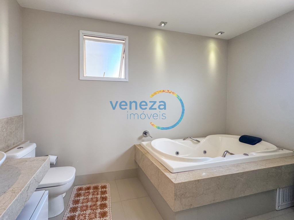 Apartamento à venda no bairro Gleba Palhano de Londrina com 182.49m<sup>2</sup> útil, 4 quartos, 3 vagas de garagem